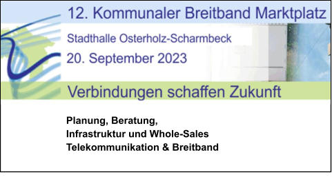 Planung, Beratung, Infrastruktur und Whole-Sales Telekommunikation & Breitband